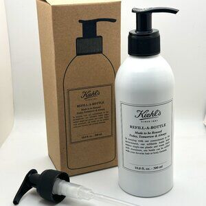 Kiehl’s Refill‑A‑Bottle Aluminum Pump Dispenser – 10 oz ***BRAND NEW***